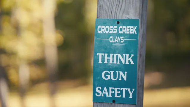 A sign at Cross Creek Clays, a shooting ground near Nashville, Tennessee.