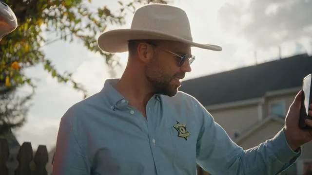 Tommy Jackett in a cowboy sheriff costume for Halloween in Charlotte, North Carolina.